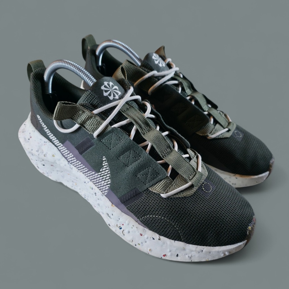 Nike‎ Mens Crater Impact DB2477-300 Green Running Shoes Size 8.5 * Barely Worn.